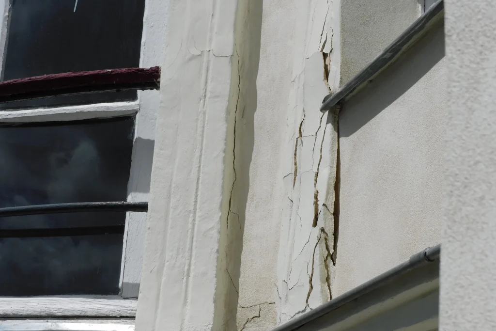 Enduits de ravalement altéré